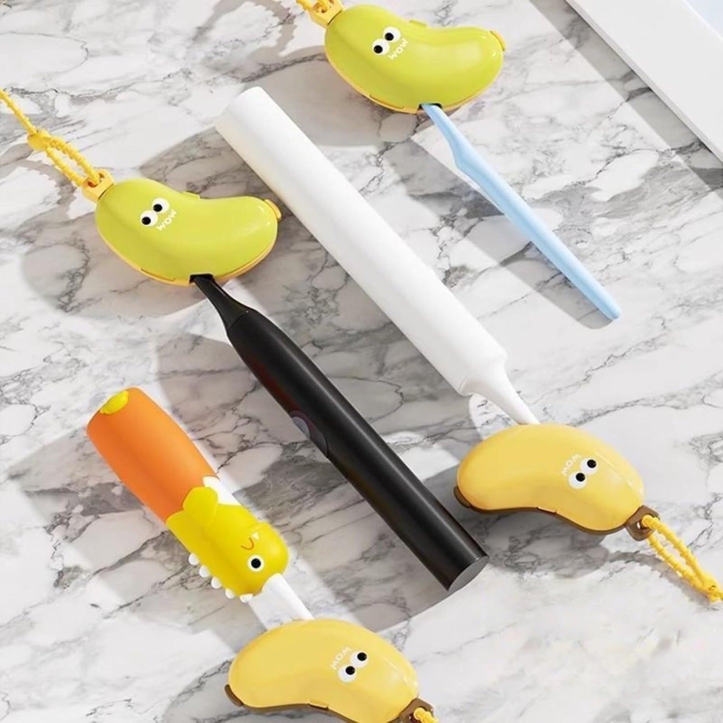 Banana Toothbrush Travel Case (2 Pcs)