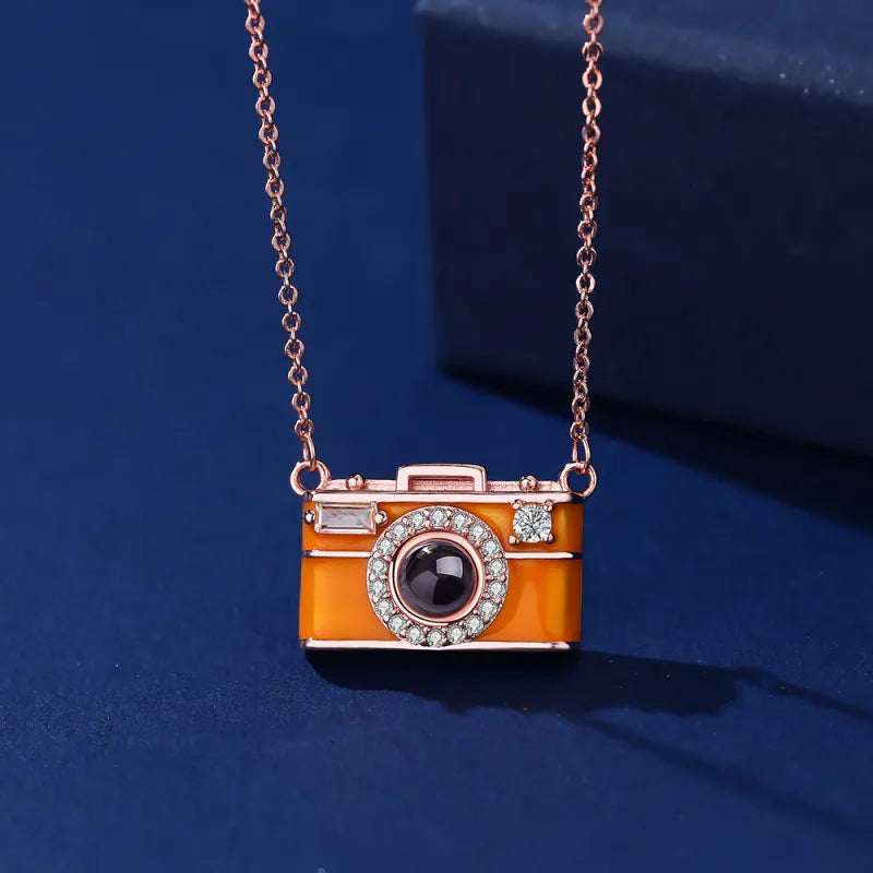 Customizable Camera Projector Necklace