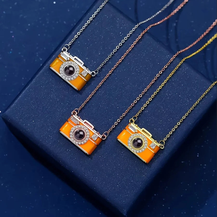 Customizable Camera Projector Necklace